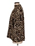Zara Animal Print Brown 3/4 Sleeve Blouse Size M - photo 5