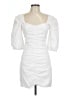 Zara White Cocktail Dress Size L - photo 1