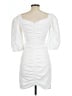 Zara White Cocktail Dress Size L - photo 2