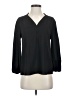 Calvin Klein 100% Polyester Black 3/4 Sleeve Blouse Size XS - photo 1