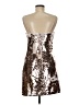 Endless Rose 100% Polyester Metallic Silver Cocktail Dress Size M - photo 2