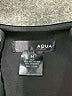Aqua Solid Black Cocktail Dress Size M - photo 7