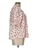 MELLODAY Red Short Sleeve Blouse Size L - photo 4