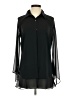 Black Label by Chico's Black 3/4 Sleeve Blouse Size XS (00) - photo 1