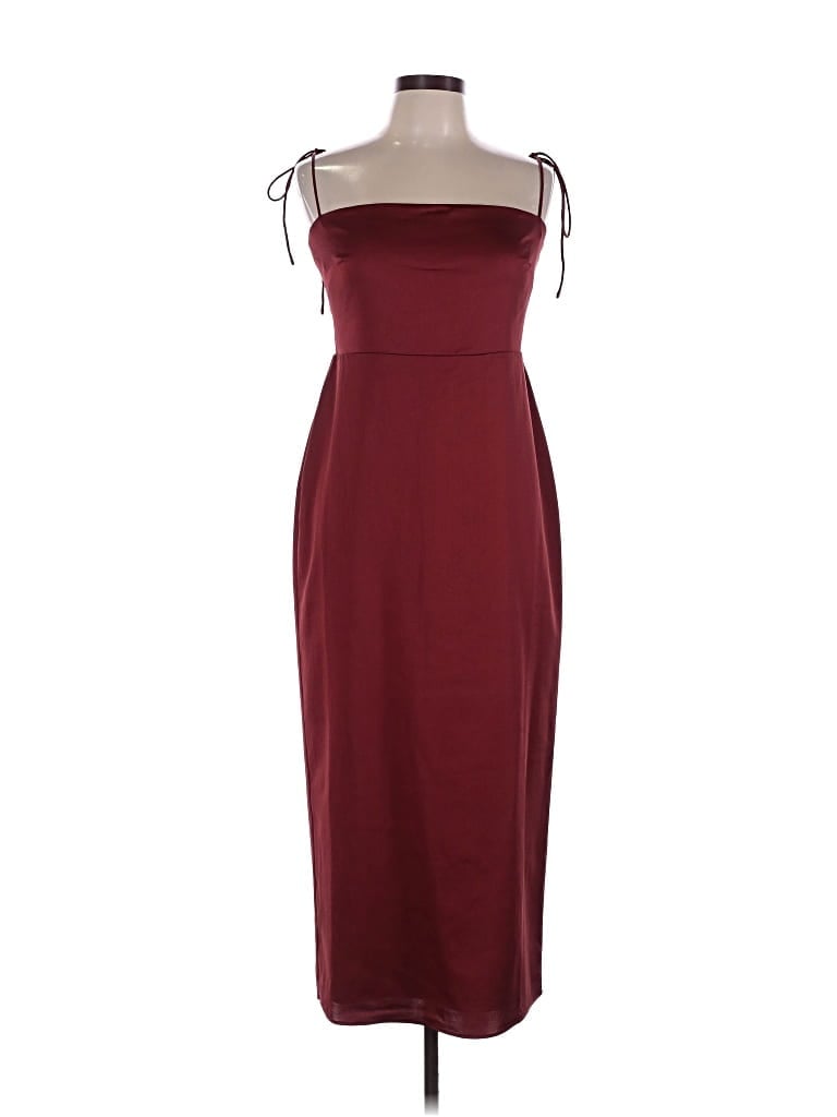 Pre-owned J.crew Collection Cocktail Dress In Burgundy
