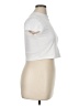 Talentless 100% Cotton White Short Sleeve Turtleneck Size XL - photo 4