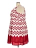 Pink Owl 100% Polyester Chevron-herringbone Red Casual Dress Size 3X - photo 5