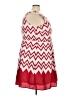 Pink Owl 100% Polyester Chevron-herringbone Red Casual Dress Size 3X - photo 4