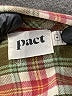 Pact 100% Cotton Plaid Green Long Sleeve Button-Down Shirt Size S - photo 6