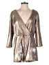 Ali & Jay Metallic Gold Romper Size S - photo 1