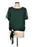 Shein 100% Polyester Green Short Sleeve Blouse Size 12 - photo 1