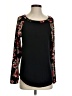 Cool Melon Black Long Sleeve Blouse Size S - photo 1