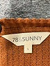 78 & Sunny Brown Pullover Sweater Size L - photo 7