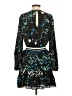 Parker Print Black Cocktail Dress Size S - photo 2