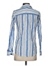 J.Crew 100% Cotton Stripes Blue Long Sleeve Blouse Size 0 - photo 2