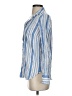 J.Crew 100% Cotton Stripes Blue Long Sleeve Blouse Size 0 - photo 5