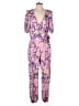 Tanya Taylor Hearts Pink Jumpsuit Size 2 - photo 1