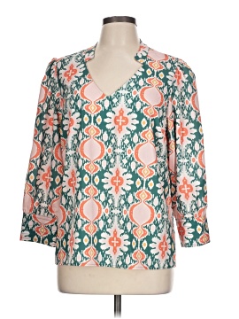 Mary Square 3/4 Sleeve Blouse