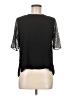 Beyond Vintage Black Short Sleeve Blouse Size M - photo 1