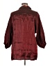Chico's Burgundy 3/4 Sleeve Button-Down Shirt Size XL (3) - photo 2