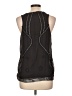 Saivana 100% Polyester Black Sleeveless Blouse Size L - photo 2