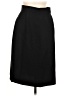 Dana Buchman 100% Wool Solid Black Wool Skirt Size 8 - photo 1