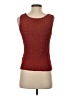 Sigrid Olsen 100% Polyester Red Sweater Vest Size XS - photo 2