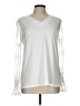 Unbranded 100% Polyester White Long Sleeve Blouse Size L - photo 1