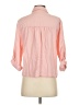 Unbranded 100% Lyocell Color Block Pink 3/4 Sleeve Button-Down Shirt Size S - photo 2