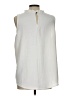 Olivia Grey 100% Polyester Ivory Sleeveless Blouse Size L - photo 2