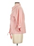 Unbranded 100% Lyocell Color Block Pink 3/4 Sleeve Button-Down Shirt Size S - photo 5