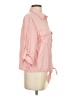 Unbranded 100% Lyocell Color Block Pink 3/4 Sleeve Button-Down Shirt Size S - photo 4