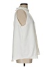 Olivia Grey 100% Polyester Ivory Sleeveless Blouse Size L - photo 4