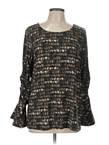 Susan Graver Long Sleeve Blouse (view 1)