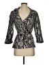 Focus 2000 100% Polyester Paisley Gray Blazer Size 4 - photo 1