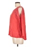 Charming Charlie 100% Rayon Red 3/4 Sleeve Blouse Size L - photo 5
