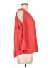Charming Charlie 100% Rayon Red 3/4 Sleeve Blouse Size L - photo 4