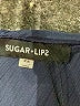 Sugar Lips 100% Rayon Solid Blue Jumpsuit Size XS - photo 4