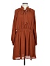 Wishlist 100% Polyester Solid Brown Casual Dress Size M - photo 1