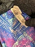 Shrinking Violet 100% Polyester Chevron-herringbone Purple Romper Size XS - photo 4