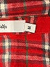 Adika 100% Cotton Plaid Red Long Sleeve Button-Down Shirt Size M - photo 9