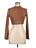 Shein Brown Long Sleeve Turtleneck Size L - photo 1