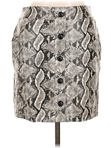 Shinestar Faux Leather Skirt (view 1)