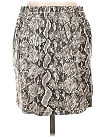Shinestar Faux Leather Skirt (view 2)