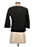 J.Crew 100% Cotton Black 3/4 Sleeve Top Size XS - photo 2