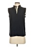 H&M 100% Polyester Black Sleeveless Blouse Size XS - photo 1