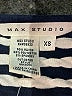 Max Studio Polka Dots Blue Black Casual Dress Size XS - photo 7