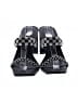 Chinese Laundry Checkered-gingham Black Heels Size 5 - photo 2