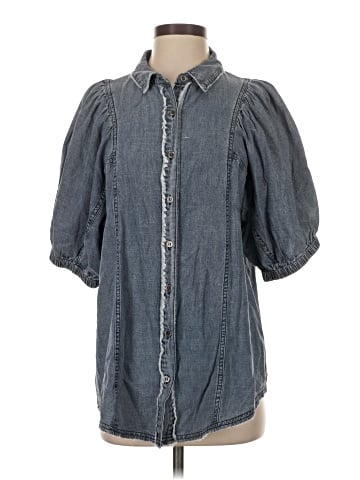Jaded Gypsy 3/4 Sleeve Button-Down Shirt (view 1)