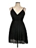 New Look 100% Polyester Black Cocktail Dress Size 10 - photo 1
